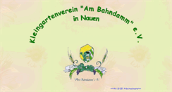 Desktop Screenshot of gartensparte-nauen.de